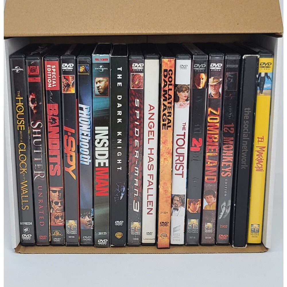 VALUE BUNDLE: 16 DVD Action Thriller Sci-Fi Lot Dark Knight Zombieland 12...
